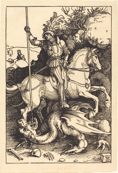 Saint George Killing the Dragon by Albrecht Dürer